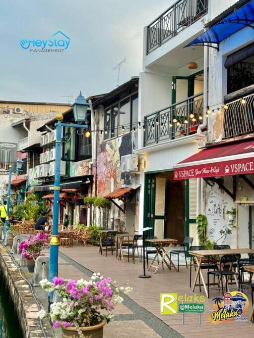 Heritage House 16Pax Riverview 3 Mins Walkjonker Villa Malacca Esterno foto