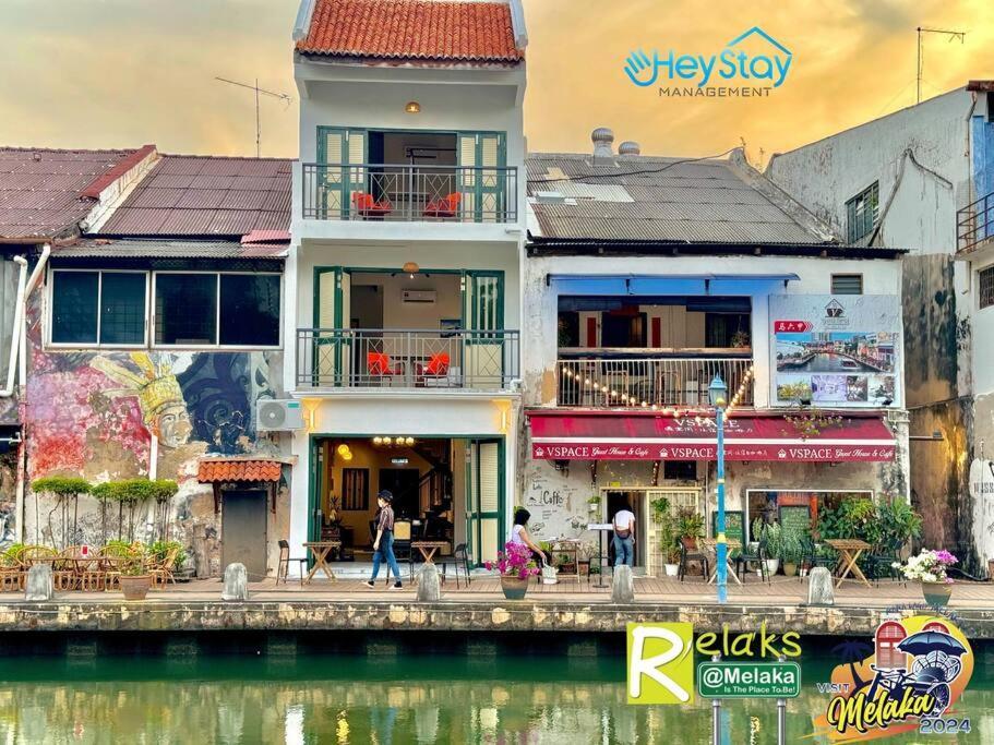 Heritage House 16Pax Riverview 3 Mins Walkjonker Villa Malacca Esterno foto